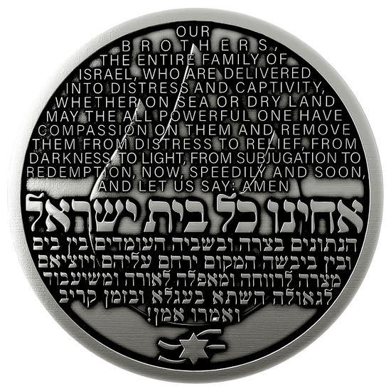 Operation Iron Swords Coin reverse