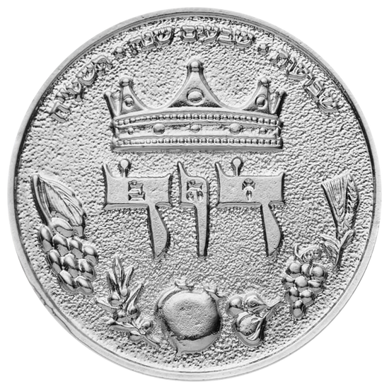 King David Half-Shekel Temple Coin