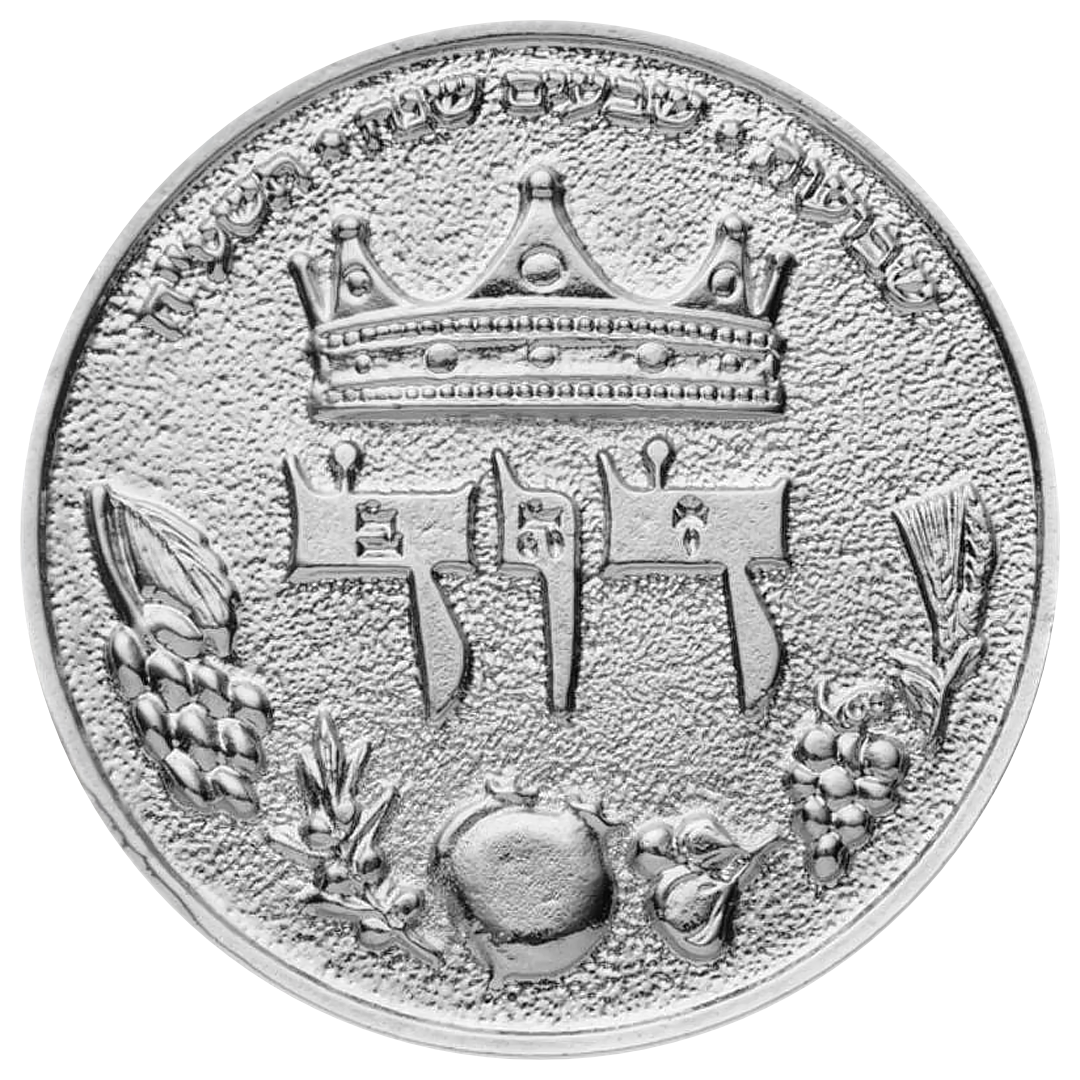 King David Half-Shekel Temple Coin