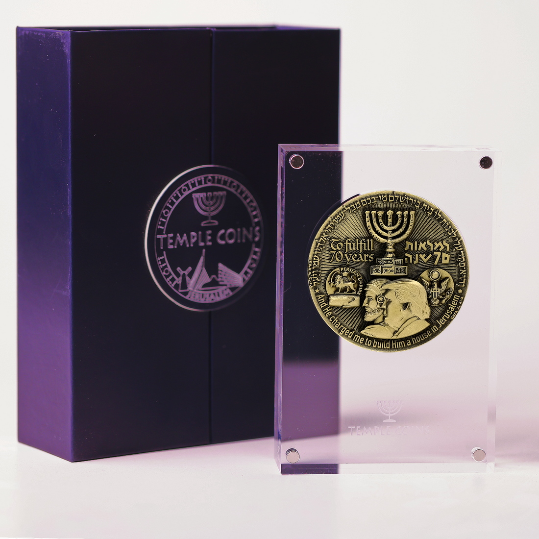 70-Year Redemption Temple Coin