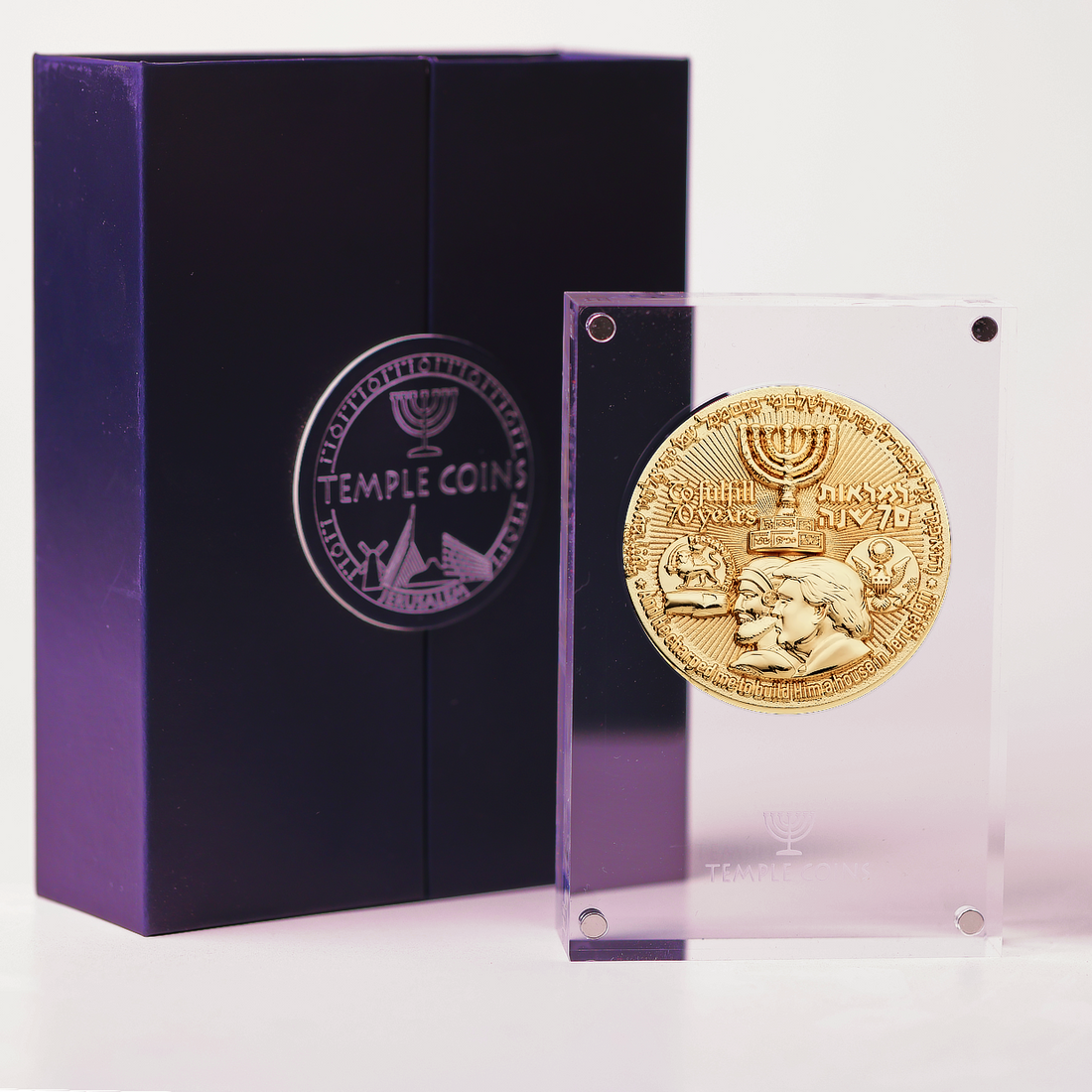 70-Year Redemption Temple Coin