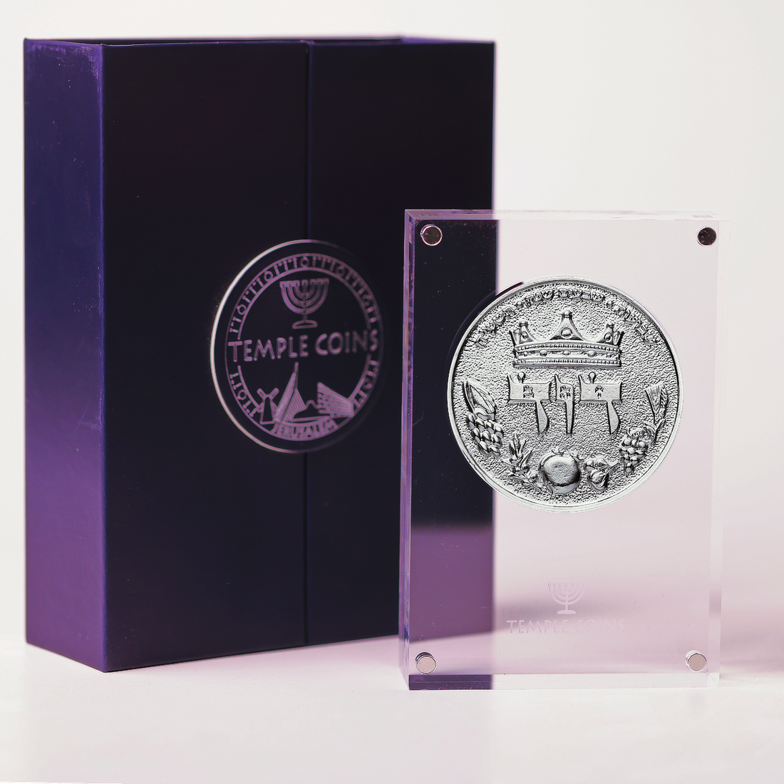 King David Half-Shekel Temple Coin