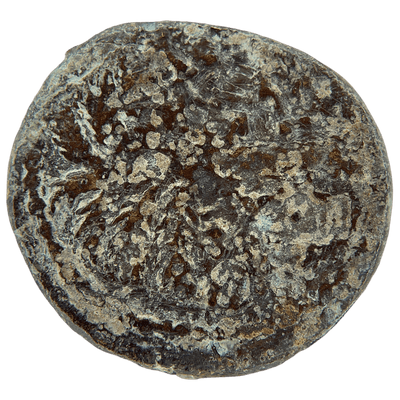 Simon bar Kokhba (Palm Tree and Grapes - Eleazar) Bronze Issar reverse