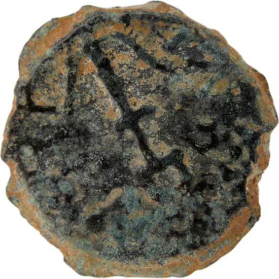 2026-03-16, temple-coins, herod the great, anchor and cornucopias, a, 95, obverse, isolated, 1080x1080, 0dc294c5.png