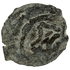 Obverse of bronze Herod the Great prutah, showing a royal diadem