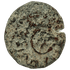Reverse of bronze Herod the Great prutah, showing a three-legged Temple table