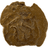 Reverse of bronze Herod the Great prutah, showing a three-legged Temple table