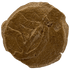 Obverse of bronze Herod the Great prutah, showing a royal diadem