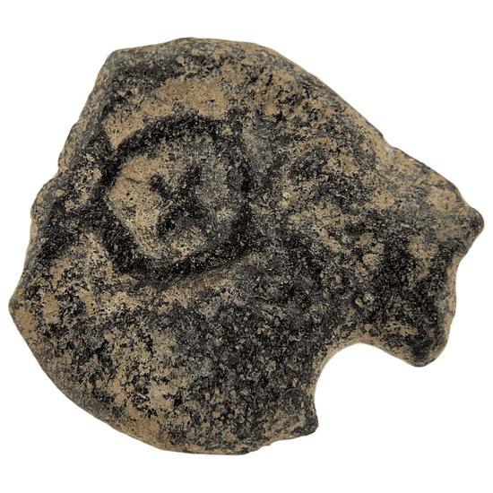Obverse of bronze Herod the Great prutah, showing a royal diadem