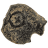 Obverse of bronze Herod the Great prutah, showing a royal diadem