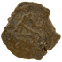 Reverse of bronze Herod the Great prutah, showing a three-legged Temple table
