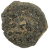 Obverse of bronze Herod the Great prutah, showing a royal diadem