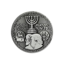Load image into Gallery viewer, 70 Year Dark Silver Coin - Front (4182731489370)