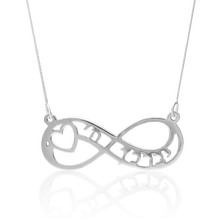 Load image into Gallery viewer, Infinity Blessing Necklace (Sterling Silver) (7243657085078)