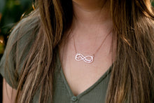 Load image into Gallery viewer, Infinity Blessing Necklace (Rose Gold plated) (7243657019542)
